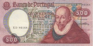 Portugal Banknote P177 500 Escudos 1979,  Xf - Au