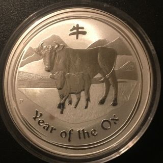 2009 Australian.  999 One Ounce $1 Year Of The Ox