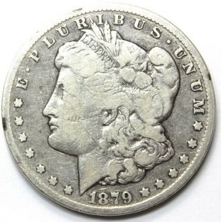 1879 - Cc,  Morgan Silver Dollar,  Ungraded