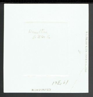 ' Alexander Hamilton ' Intaglio Proof for Heath ' s Bank Note Detector 1800s 2