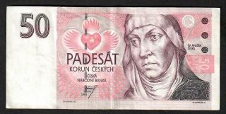 50 Korun From Czech Republic 1993