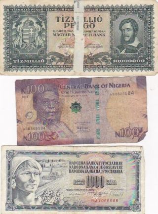 7 1922 2014 Circulated Notes From All Over