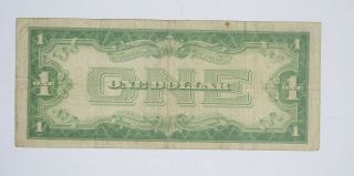 Tough 1928 - B $1.  00 Funny Back Silver Certificate Monopoly Money Collectible 724