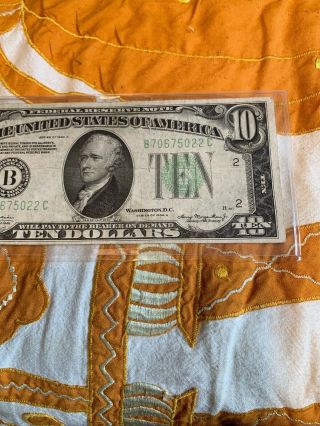 1934 A FRN $10 Bill 3