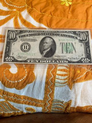 1934 A FRN $10 Bill 4