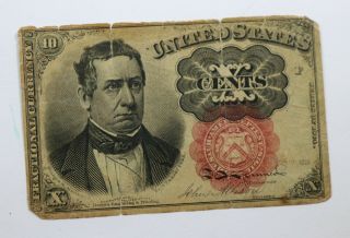 Fifth Issue Series Of 1874/1875 10 Cents Fr 1266 Fractional Currency