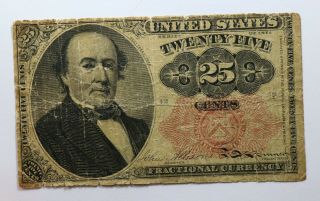 Fifth Issue Series Of 1874/1875 25 Cents Fr 1308 Fractional Currency
