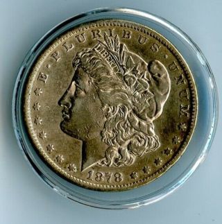 1878 Carson City Morgan Silver Dollar S$1 1st Year Of Issue