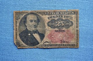 1874 United States Fractional Currency,  25 Cents