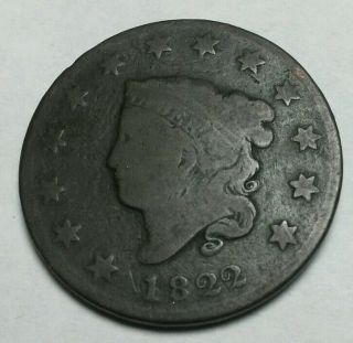 1822 N - 3 Large Cent 2