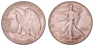 Ga.  221} United States Of America 1/2 Dollar 1944 / Walking Liberty Half / Silver