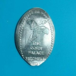 The Corn Palace Pheasant Mitchell South Dakota 2 - Sided Elongated Quarter Coin