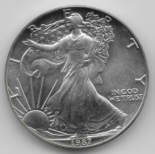1987 Silver American Eagle Dollar