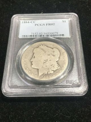 1884 - Cc Pcgs Fr02 Morgan Silver Dollar