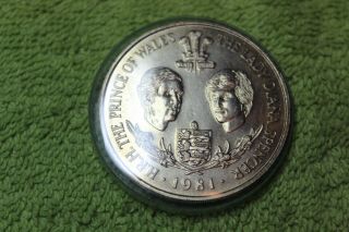 1981 - Token - Medal - The Prince Of Wales - The Lady Diana Spencer - 25 Pence
