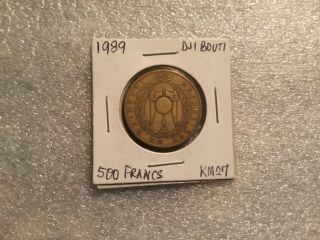 Djibouti - Collectible Coin 500 Francs 1989 - Km27