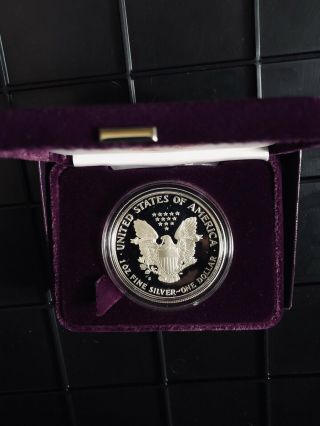 1987 Silver American Eagle Proof - SF -.  999 Fine Silver,  1 troy oz. 7