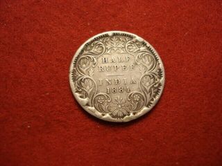 India Half Rupee 1884 Gf