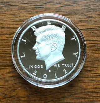 2012 S Kennedy Half Dollar Gem Deep Cameo Cn - Clad Proof Coin