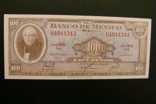 Mexico 100 Pesos 1973 Crisp Unc