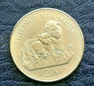 Tanzania 200 Schilling 1998