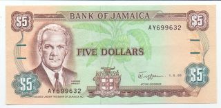 Jamaica 5 Dollars 1989,  P - 70