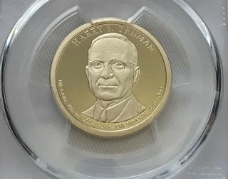 2015 - S Pcgs Pr69dcam Harry S Truman Presidential Dollar Series $1.  00 Coin