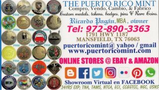 $5 Good For Mercancia FILANUMIS Stamp Coin ARECIBO Puerto Rico 1980 CANCELLED 3