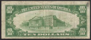 1934 $10 Light Green Seal FRN Chicago District Big G Federal Reserve Note Crisp 2