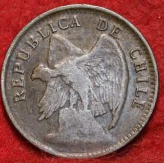 1919/3 Chile 10 Centavos Silver Foreign Coin