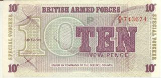 Great Britain 10 Pence British Armed Forces N/d (1972)