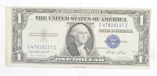 Crisp - 1935 - E United States Dollar Currency $1.  00 Silver Certificate 098