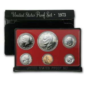 1973 United States.  Proof Set - - 6 Proof Coins Set