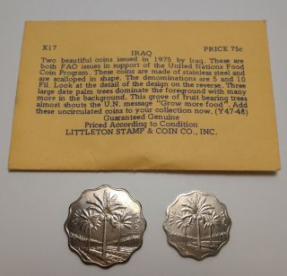 Coins Iraq 1975: Littleton Stamp & Coin Co
