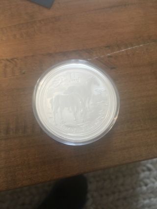 2 Oz Silver Perth Australian Lunar Series Ii Coin 2014 Year Of The Horse