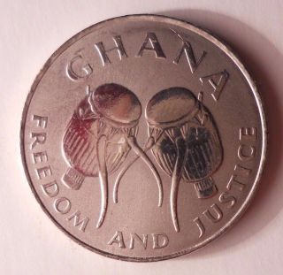 1999 Ghana 50 Cedis - Au/unc - Gorgeous Coin - Bargain Bin 61
