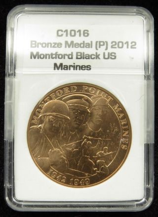 U.  S.  Medal Montford Point Marines 1 1/2 " Bronze