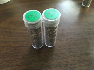 1964 P&d Silver Roosevelt Dime Rolls In Tubes,  100coins