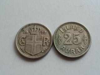 Iceland 25 Aurar 1922 Price For One Coin