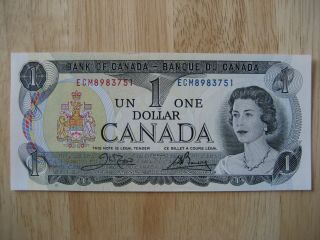 Canadian 1973 $1 Bank Note Crisp,  Uncirculated.