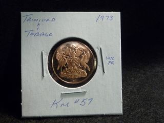 Trinidad & Tobago: 1973 5 Cent Coin Proof Hc (unc. ) (2563) Km 57