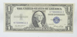 Crisp - 1935 - E United States Dollar Currency $1.  00 Silver Certificate 138