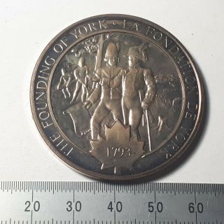 Founding Of York (toronto) 1793 Medal