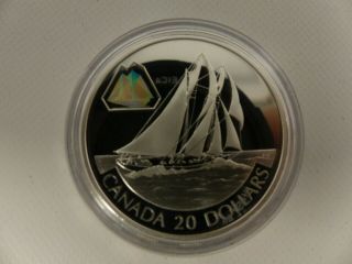 2000 CANADA 20 DOLLARS STERLING SILVER COIN BLUENOSE 3