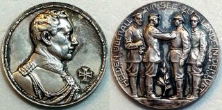 Germany Silver Medal (1914) World War I,  Kaiser Wilhelm Ii Awards The Iron Cross