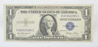 Crisp - 1935 - E United States Dollar Currency $1.  00 Silver Certificate 087