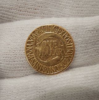 1915 - S - Panama Pacific Exposition - San Francisco - Commemorative - $1 - U.  S.  Gold Coin
