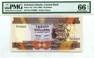 Solomon Islands $2 Dollars Nd 1986 Gem Unc Pick 16 A Lucky Money Value $160