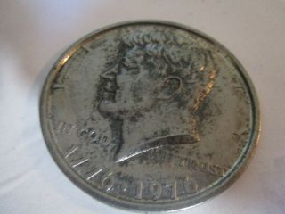 Novelty 1776 - 1976 Kennedy Bicentennial Half Dollar Coin - 3 Inches