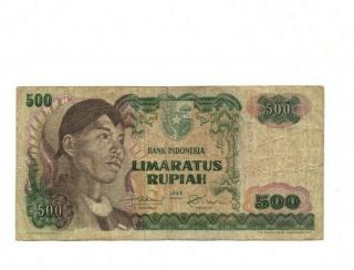 Bank Of Indonesia 500 Rupiah 1968 Vg